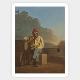 Mississippi Boatman by George Caleb Bingham Sticker